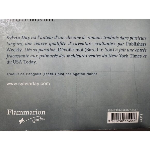 Dévoile-moi Sylvia Day Crossfire Tome 1 Romance French Paperback Livre - Picture 8 of 13